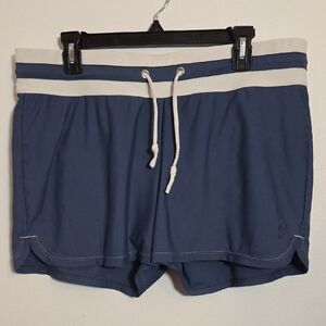 Free Country BlueGrey and White Athletic Swim Shorts EUC